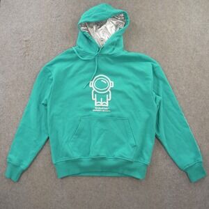 Jeremy Scott Spoiled Child Hoodie Sweatshirt Adult Unisex Small Green Explorer